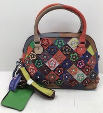 Amerileather Kenzer Leather Handbag Tote W/ G...