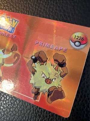 Primeape #1226 Pokémon Vintage Prism Vending Pocket Monster Bandai