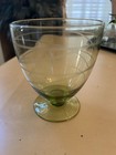Set of 8 Green Swirl Etched - 8 Oz Martini/Cocktail Glasses — photo 1