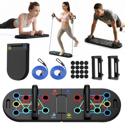 HAVENITY Plank Board & Push Up Board 22in1 with Resistance Bands   Core Train...