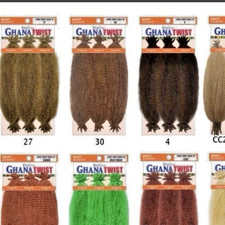 Beauty Elements Ghana Twist 3X Afro Twist Bulk Hair Extension 20" 27