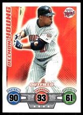 Delmon Young 2009 Topps Attax #NNO Twins MLB READ FREE SHIPPING AutographDen