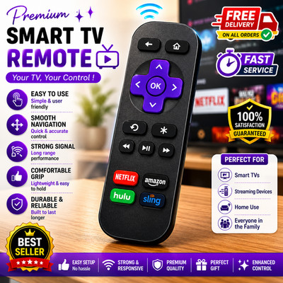 RC680 Fernbedienung für Roku Express, Premiere, Box & Roku 1/2/3/4 UK Lager UK Versand