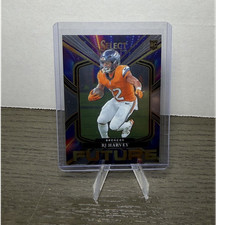 2025 Panini Select Future RJ Harvey Denver Broncos #5 (RC)