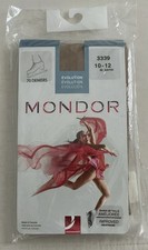 Mondor 10-12 Footless Evolution Figure Skating Tights 3339 Suntan Footless