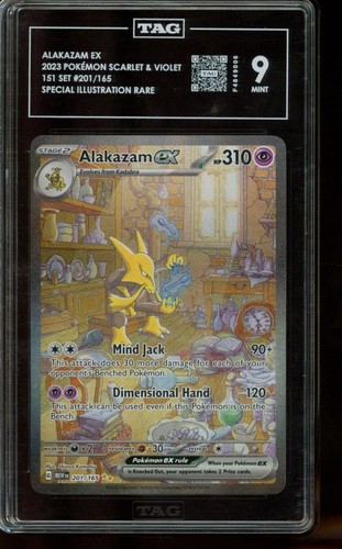 Alakazam ex graded TAG 9 for sale on eBay