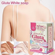 2 Jabones Blancos Gluta Extra Puros Glutatión Nutritivos Piel Blanco Brillante Suave 80g