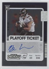 2021 Panini Contenders Rookie Playoff Ticket 57/99 Ben Mason #227 Auto n0c