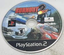 Burnout 2: Point of Impact (Sony PlayStation 2, 2002) PS2 Disc Only Tested