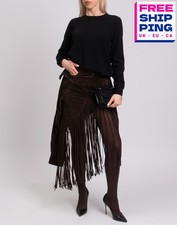 RRP €440 N.PEAL 100% Cashmere Jumper Size L Thin Knit Crew Neck Long Sleeve 