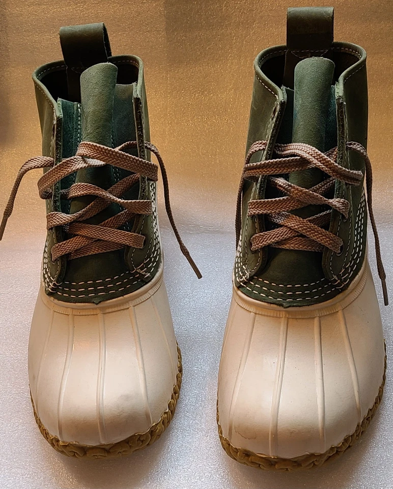 Duck Boots Made By L.L. Bean/Damen Gr. 8 M weit/Neu/Wildleder/Gummi/nie getragen 