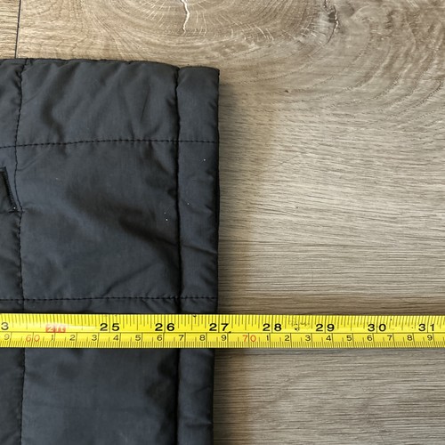 The North Face Primaloft gefütterte Jacke Herren klein grau gesteppt durchgehender Reißverschluss Mantel - Bild 6 von 10