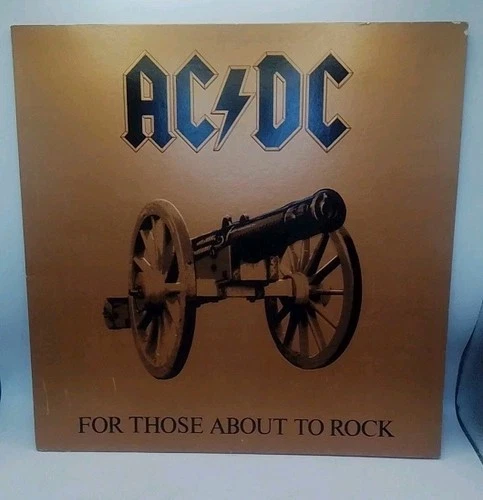 AC/DC-For Those About To Rock We Salute You 1981 1st Press Atlantic LP VG+/VG+