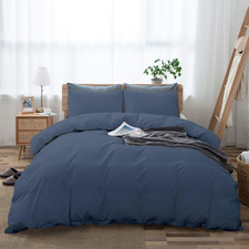 Duvet Cover Set  Super King Size 98X108  600 Thread Count  3 Piece Bedding Se