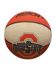 Ohio State Buckeyes Logo Hutch Brand Mini Rubber Basketball 80’s-90’s  (7”)