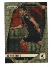 2025 Panini Prizm K League #48 Do-Yun Hwang Gold Power 4/5 ROOKIE FC Seoul