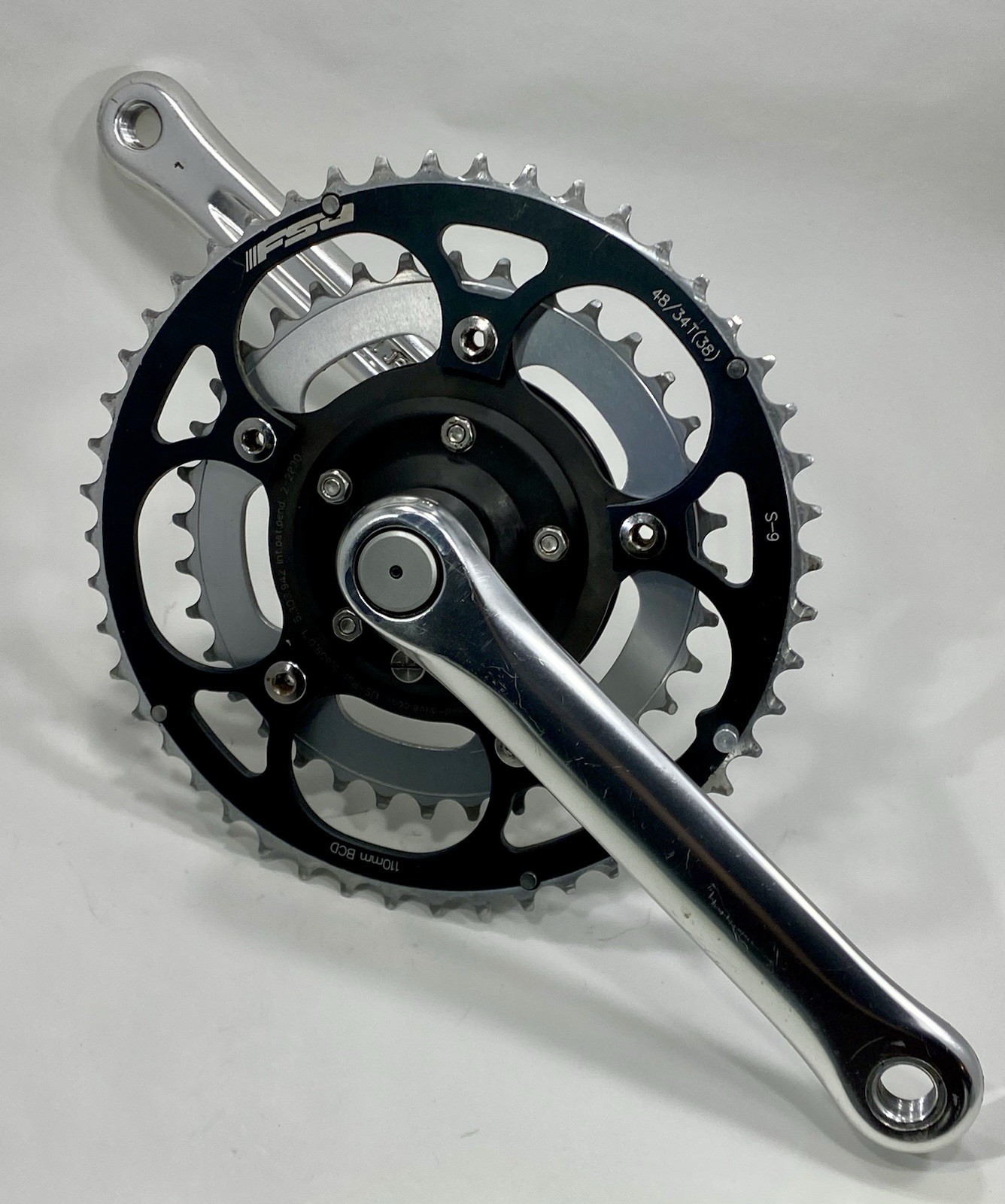 Vintage Schlumpf Speed Drive Road 2 Speed Crank Set 110 BCD Early 1990s Germany