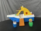 Vintage Fisher Price Little People Cruise Boat S.S. Tadpole  #2524 Complete