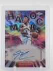 STEPHON CASTLE 2025-26 TOPPS CHROME UPDATE HAVOC MARKS REFRACTOR AUTO Q4093