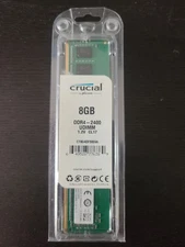 NEW Crucial 8GB DDR4 2400 MHz DIMM Desktop Memory RAM