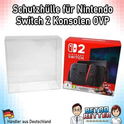 Schutzhülle für Nintendo Switch 2 Konsole OVP 0,5 PET Faltbox Case Protector NS2