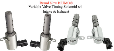 4x Variable Timing Solenoid Actuator Intake & Exhaust Side L/R Fits Lexus Toyota