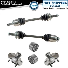 Front CV Axle Shaft Assembly Wheel Hub Bearing Kit Set 6pc for Fusion Milan 2.3L