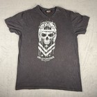 Harley Davidson Skull Graphic T Shirt L Black Milwaukee WI Dealer