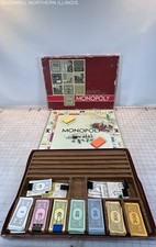 Vintage 1964 Parker Brothers Monopoly Set Red Box
