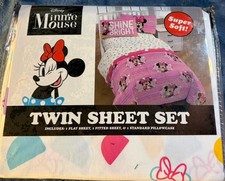 Disney Minnie Mouse Twin Sheet Set