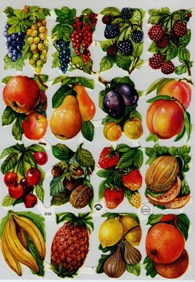 Glanzbilder : EAS-Taunuscard   Nr. 3155,  '' Früchte ''