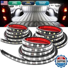MICTUNING 3Pcs 60 Inch Truck Bed Lights - White Waterproof LED Light Strip