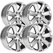 Set Of 4 Oe Performance 166c 22x9 6x5.5 24mm Chrome Wheels Rims 22 Inch Set Of 4 Oe Performance 166c 22x9 6x5.5 24mm Chrome Wheels Rims 22 Inch