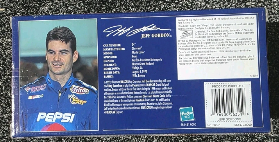 Winners Circle Jeff Gordon Pepsi #24 escala 1:24 ¡Combina envío rápido! Foto 2 de 3