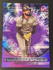 2025 Topps Pristine ~ Precisionaries Fernando Tatis Jr.  Purple Refr. /99 PR-10