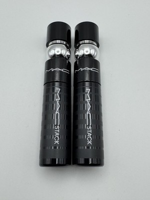 MAC Stack Mini Mascara Infinite Build Volume Black  0.27 oz / 8ml - 2 pack