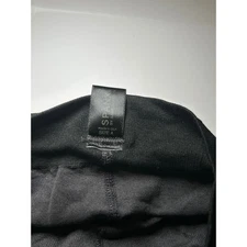 SPANX Black Tights Size 1 Control Top Sheer Nylon Made in USA