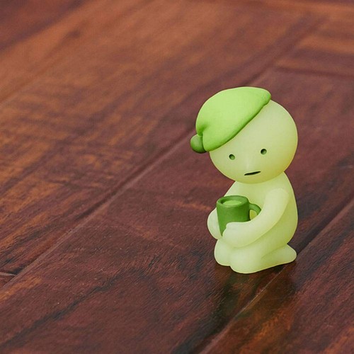 Smiski Glow in The Dark Mini Figure Set: Bed + Living Series, 2 Assorted Blin... - Picture 7 of 8