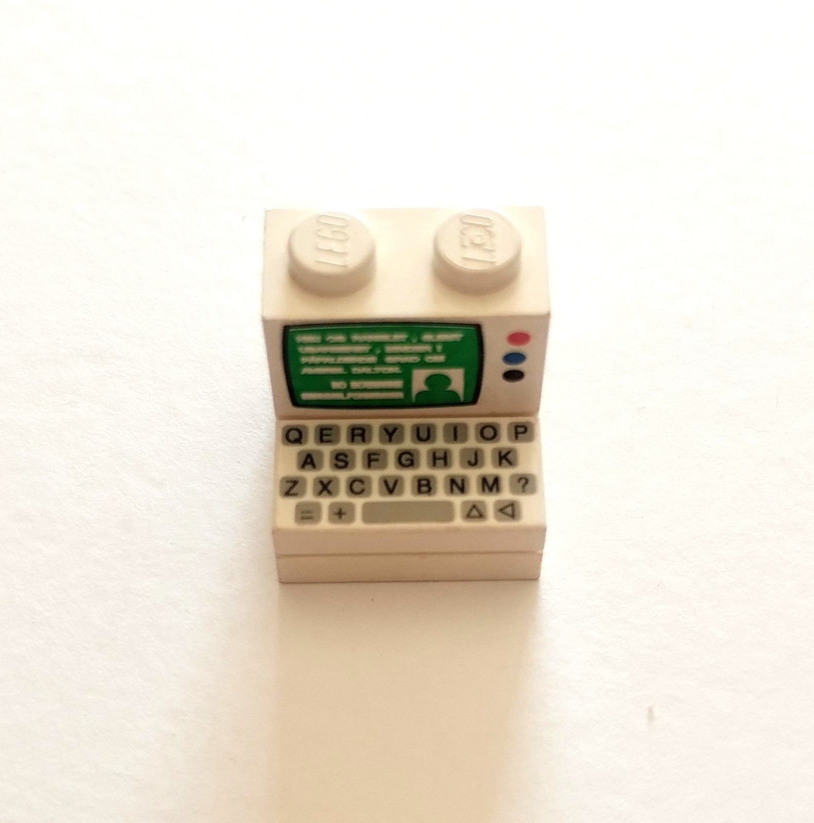 Lego Computer Assemblato Assembled Mattoncino Accessori Costruzioni Vintage
