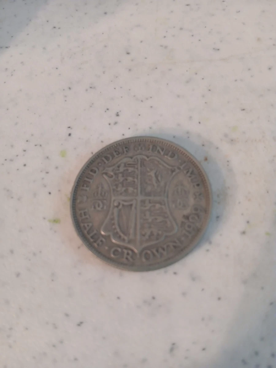 1929 年英国半克朗硬币| eBay