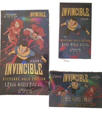 2025 KEEPSAKE INVINCIBLE HOLO HOBBY BLASTER BLASTER BREAKER BOX 3 BOX LOT SEALED
