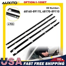 Door Window Weatherstrips Belt Seal Moulding For 84-89 Toyota Pickup Ln50 4-40x