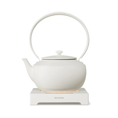 BALMUDA Moon Kettle Temperature-Controlled Electric Kettle White