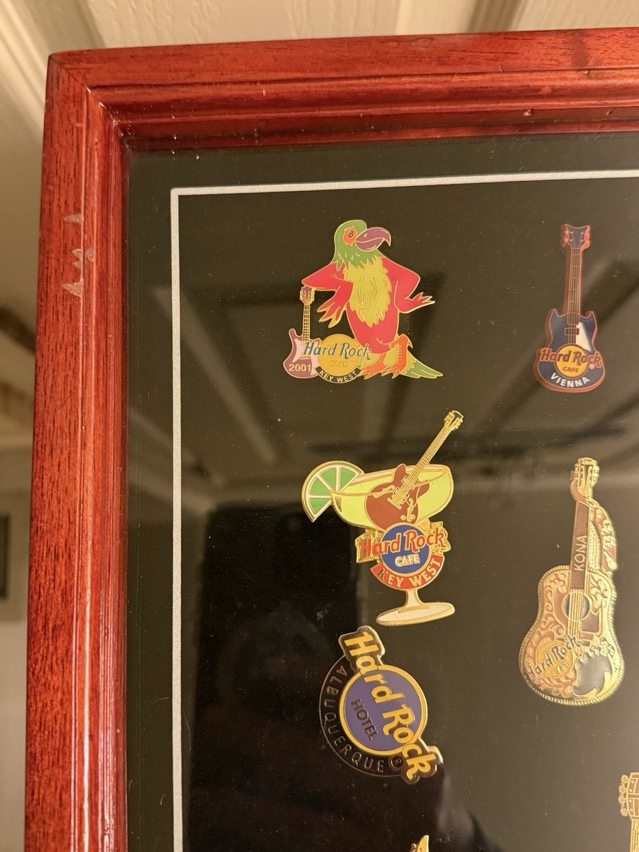 Hard Rock Pin Display Case Collection 23 Pc. Lot Worldwide Hard Rock Pin Display Case Collection 23 Pc. Lot Worldwide