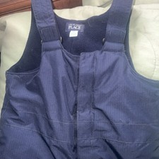 navy blue snow pants with bib size 4