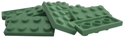 Lego 10 Stück Platte sandgrün (sand green) 2x4 3020 Platten City Basic Neu - Bild 1 von 2