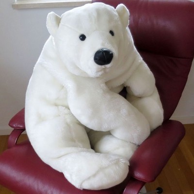 Plüschtier Eisbär XXL / 120 cm / Teddy / Geschenk /Kinderzimmer
