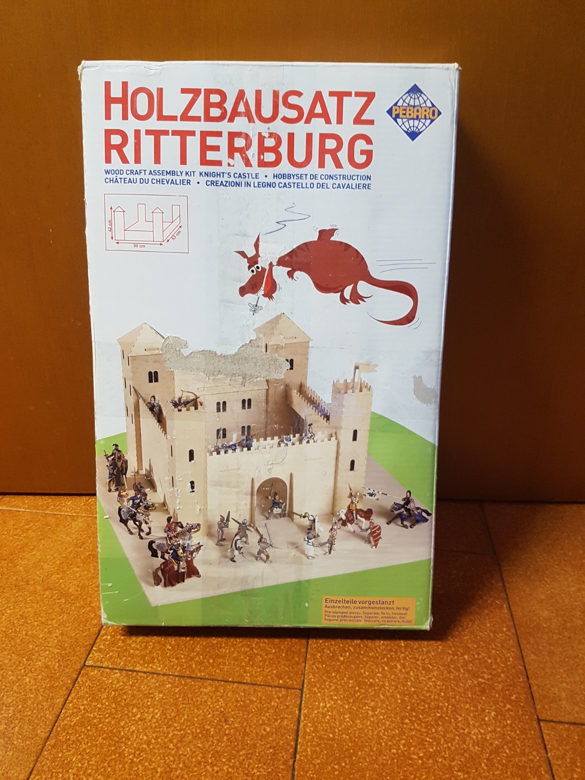 Ritterburg Kreationen Holz Modellbau Kiesel Holzbausatz Ritterburg