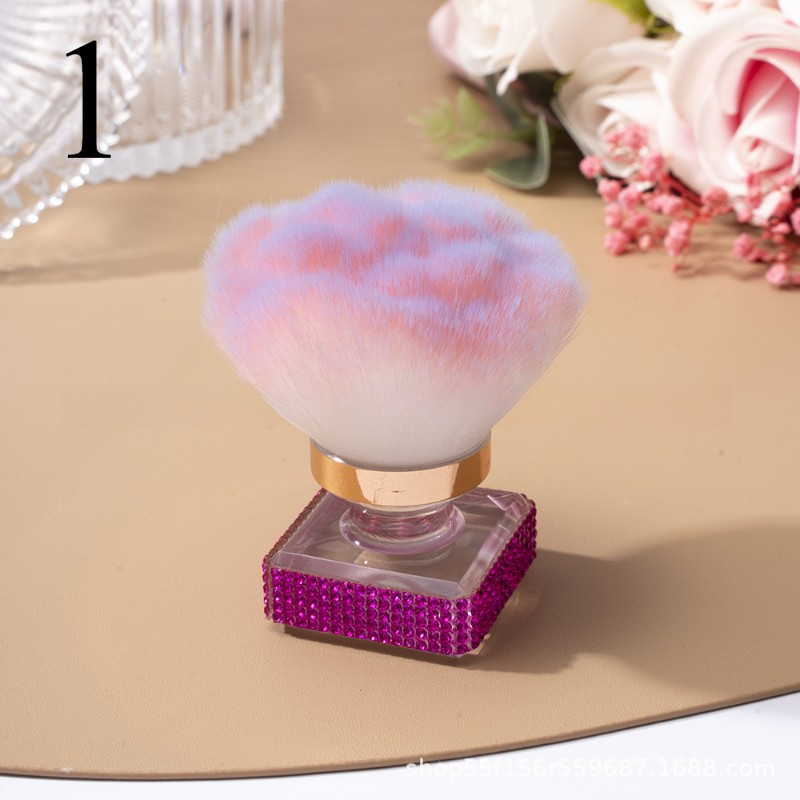1pc Multi-Functional Makeup Brush Rhinestones Nail Art Dust Powder Face brush