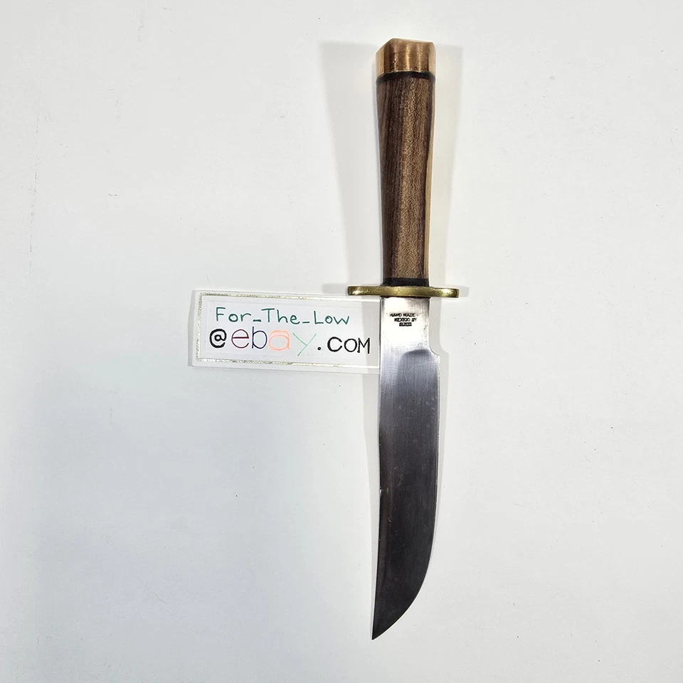 FRED BIZON feito à mão no México pela Bizon. Conjunto de garfo faca escultura caça luta - Imagem 4 de 4